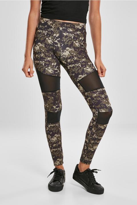 Actual product image Urban Classics Ladies Camo Tech Mesh Leggings (XS)