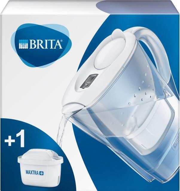 Actual product image Brita Water filtration jug Marella 2.4L, white with water filter MAXTRA + 1 pc.