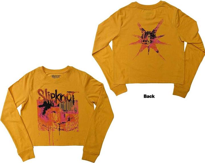 Produktbild Slipknot The End So Far Barcode Back Print (Longsleeve) Crop Top (Girlie) (L)