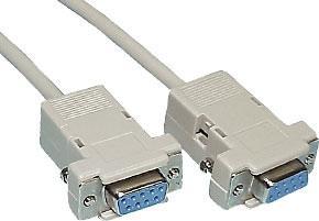 Actual product image S-Conn DIVERSE null modem cable 9 POL. BU-BU 3m (3 m)