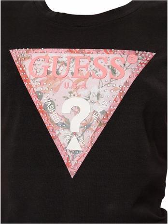 Guess Satin-Dreieck-Damen-T-Shirt (L)