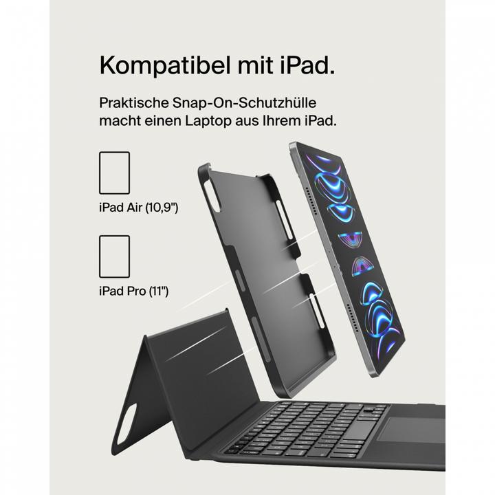 Actual product image Belkin Everyday Tastatur + Hülle iPad 10. Generation BBZ001de-v3 (DE)