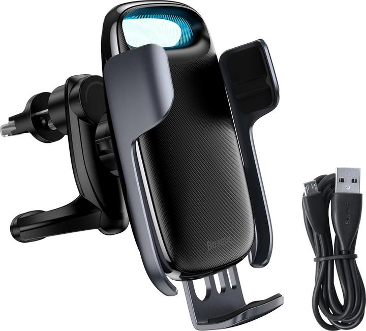 Immagine prodotto Baseus Supporto per auto a gravità Milky Way con caricatore a induzione Qi 15W nero