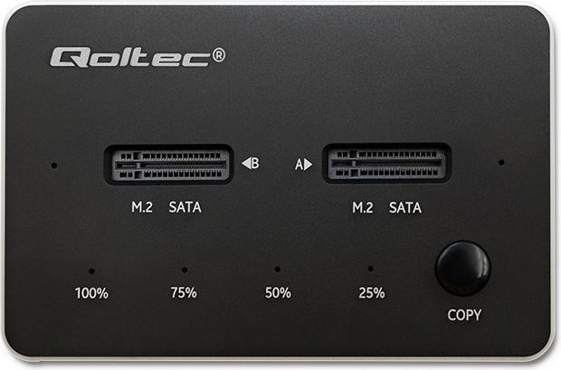 Immagine prodotto Qoltec 50310 Docking station per unità (M.2 2280, M.2 22110, M.2 2230, M.2 2260, M.2 2242)