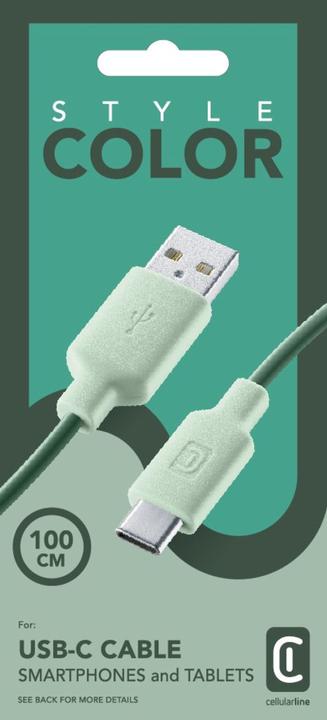 Actual product image Cellularline Stylecolor (1 m, USB 2.0)