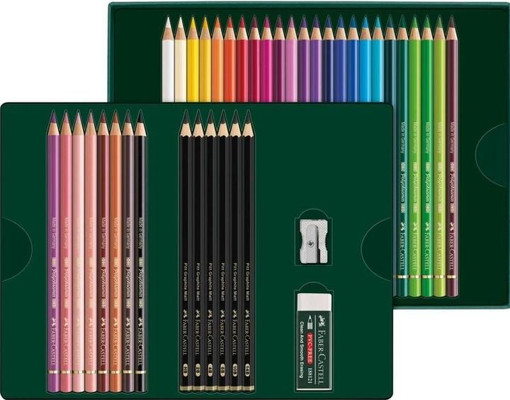 Produktbild Faber-Castell Polychromos & Pitt Graphite (Mehrfarbig, 40 x)