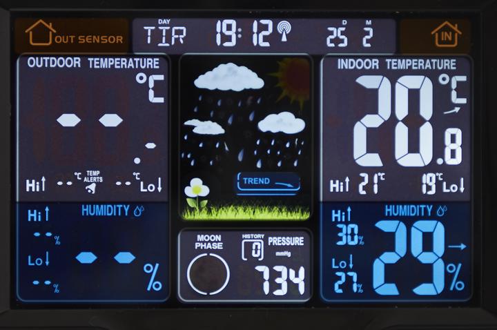 Immagine prodotto Schou Stazione meteo wireless con adattatore
