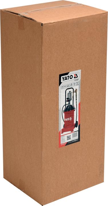 Produktbild Yato Profi Druckluft Fettpresse 12 Liter 6-8 Bar / Ausgang: 300-400 Bar / 0,85L/min YT-07067