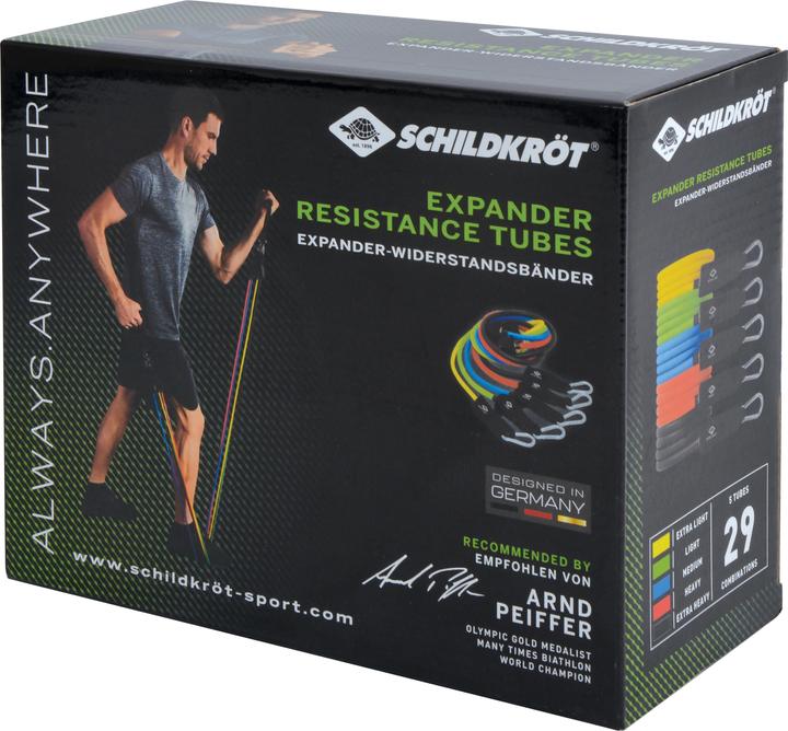 Image du produit Schildkröt Tube de résistance Expander (1.20 m, Fort, Léger, Moyen, Extra Léger)