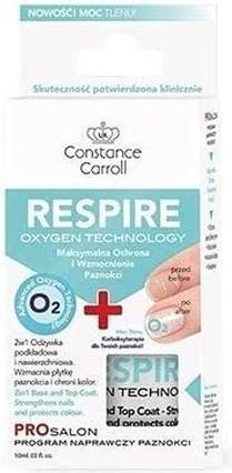 Label énergétique Constance Carroll Traitement des ongles Respire Oxygen Technology 2in1 Base & Top Coat 10ml (10 ml)