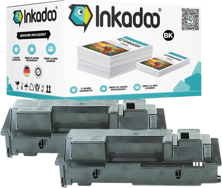 Produktbild Inkadoo Toner kompatibel zu Kyocera/Mita 1T02FM0EU0 / TK-18 XL Toner, schwarz Schwarz (BK)