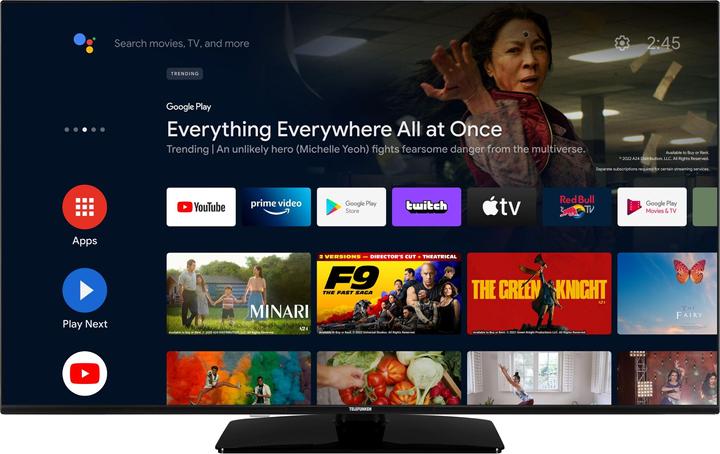 Produktbild Telefunken XU55AN754M 55 Zoll Fernseher / Android Smart TV (4K Ultra HD, HDR Dolby Vision, Triple-Tu (55", LED, 4K, 2023)