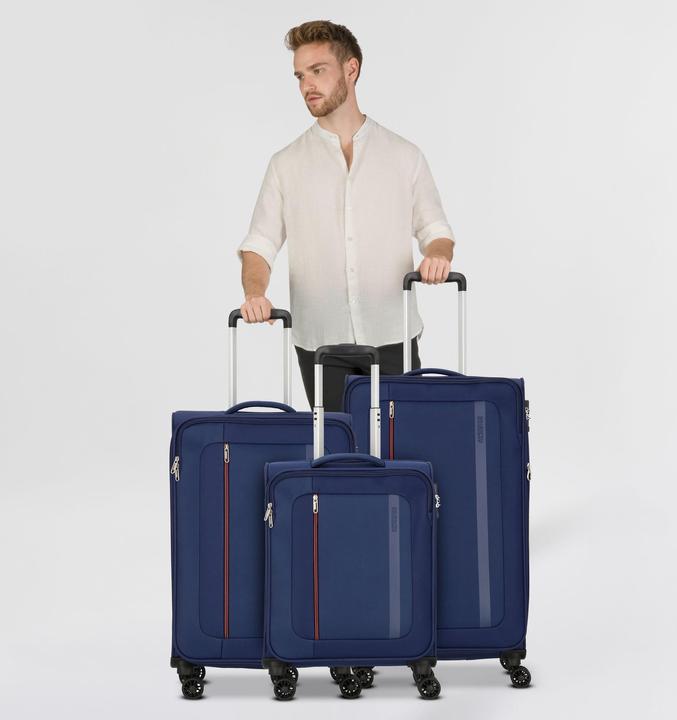 Image du produit American Tourister Blazing Ride 4 Rollen Kofferset 3-teilig mit Dehnfalte (211 l, XL (à partir de 115l))