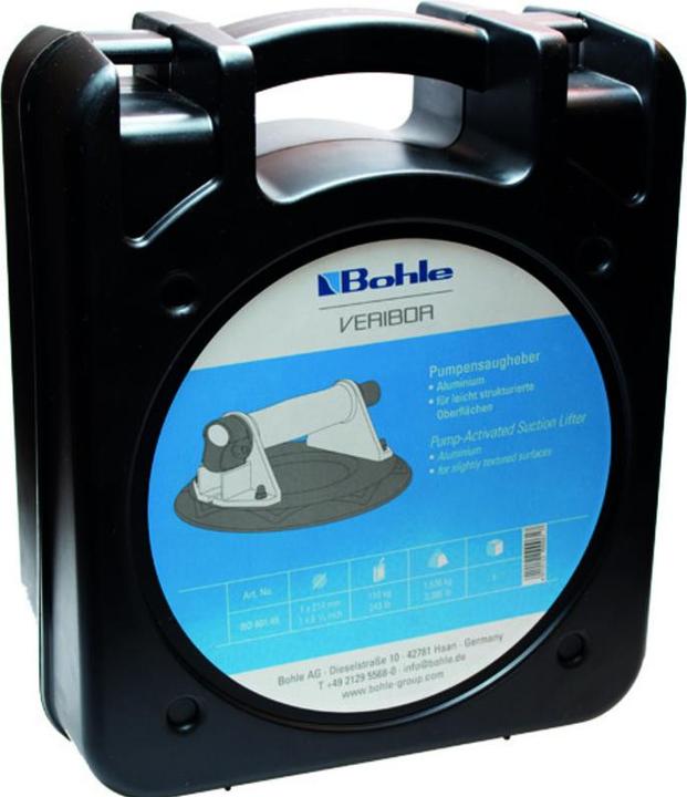 Actual product image Veribor Vacuum carrying handle with hand pump (110 kg)