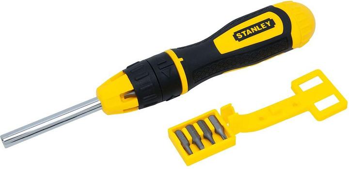 Immagine prodotto Stanley Cacciavite a cricchetto multibit (Fessura croce Phillipps (PH), Torx (TX), Cacciavite a croce PZ, Viti con testa a intaglio)
