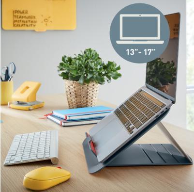 Actual product image Leitz Click & Store Cosy magazine file, A4, hardboard, grey Hardboard with PP film, assembled by means of (A4)