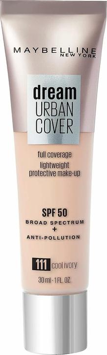 Immagine prodotto Maybelline New York Dream Urban Cover Foundation 111 Cool Ivory Spf50 30ml (111 Avorio fresco)