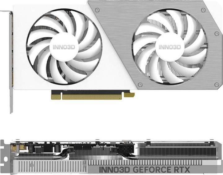 Image du produit Inno3D RTX4060 TI Twin X2 OC WHITE 8Go GDDR6 HDMI 3x (8 Go)