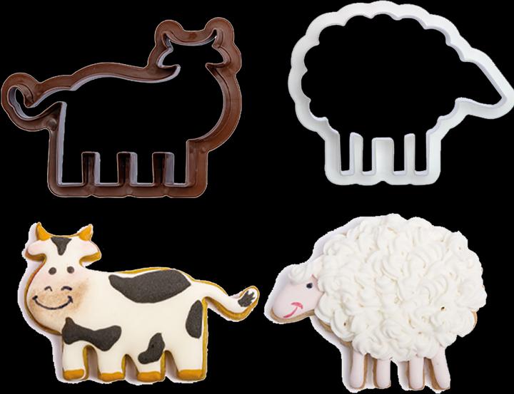 Produktbild Decora Ausstecher - Tiere auf dem Bauernhof (4St.)