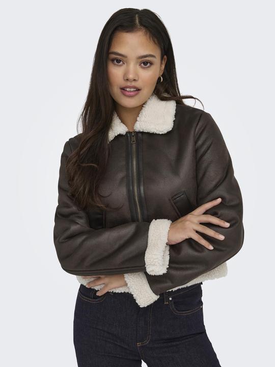 Image du produit Only Fly-Away col veste en cuir synthétique (M)