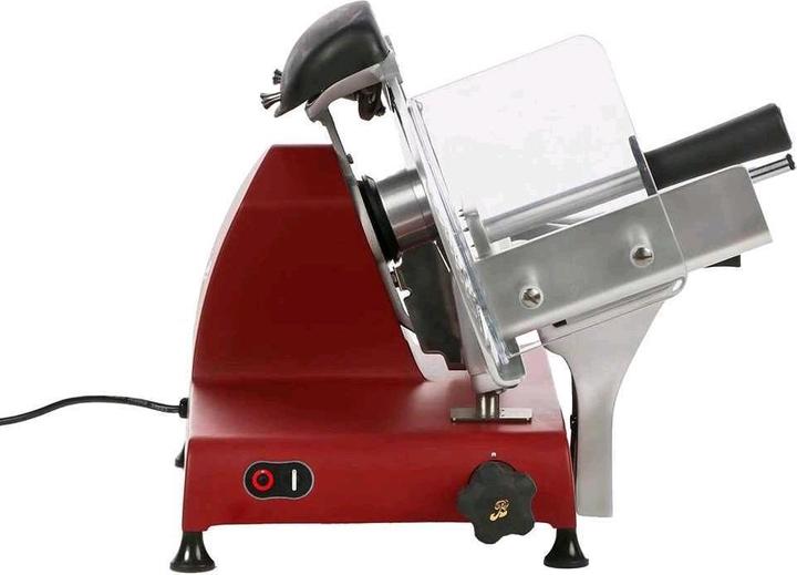 Actual product image Berkel Red Line 250 matt red slicer with 250 mm steel blade