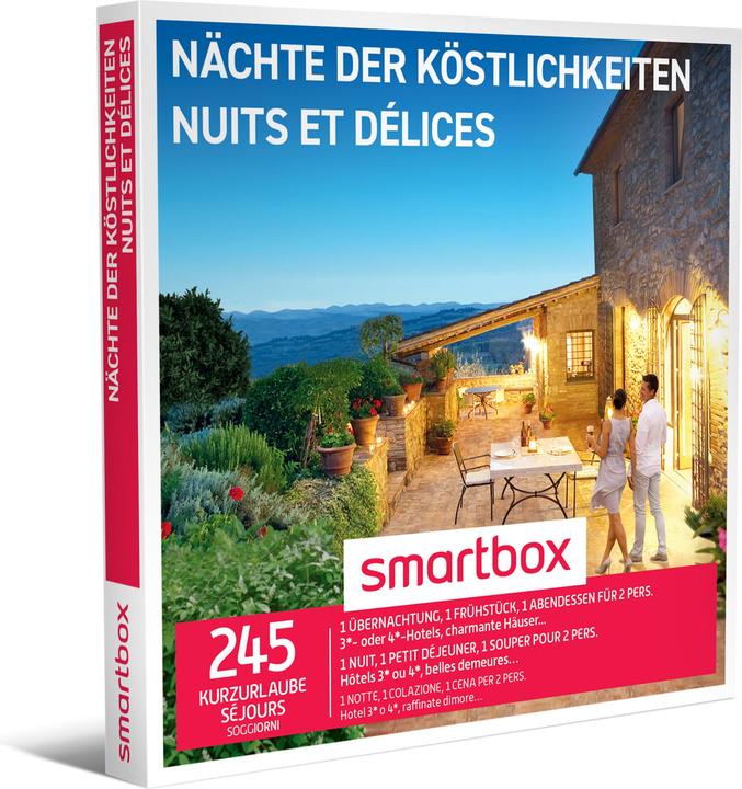 Actual product image Smartbox Nights of delicacies (2 pers.)