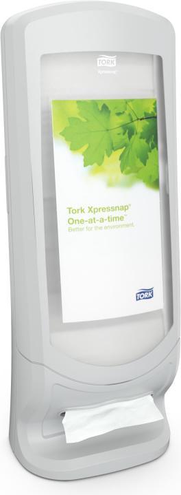Produktbild Tork Serviettenspender Xpressnap Steh-/Wandspender Kunststoff hellgrau (1 x)