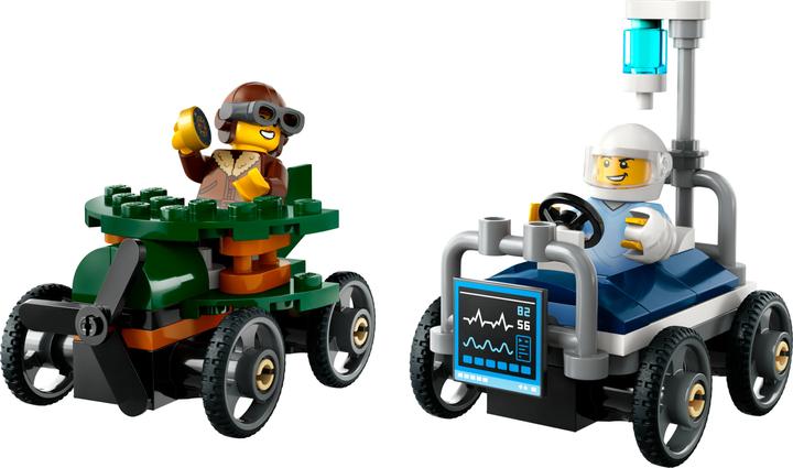Produktbild LEGO Flugzeug vs. Krankenhausbett (60459, LEGO City)