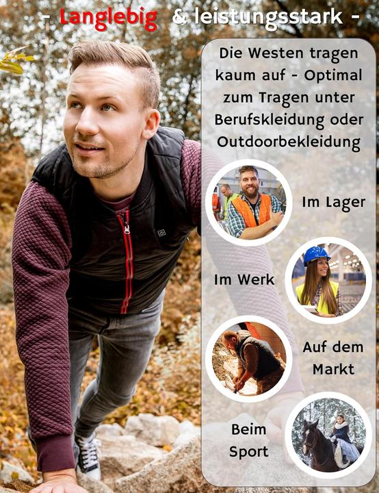Produktbild North Heat Beheizbare Weste mit 5 Wärmezonen (XS)