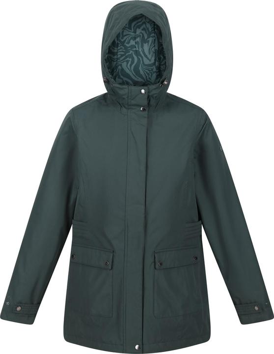 Actual product image Regatta Womens/Ladies Brenlyn Zebra Print Waterproof Jacket