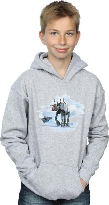 Image du produit Star Wars - Sweat à capuche CHRISTMAS AT-AT REINDEER - Garçon (152, 158)