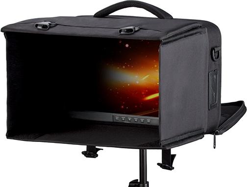 Actual product image Swit FM-16B | 15.6" FHD Professional Monitor with Sun-Hood Bag luxuary package, V-Mount (15.60", Full HD)