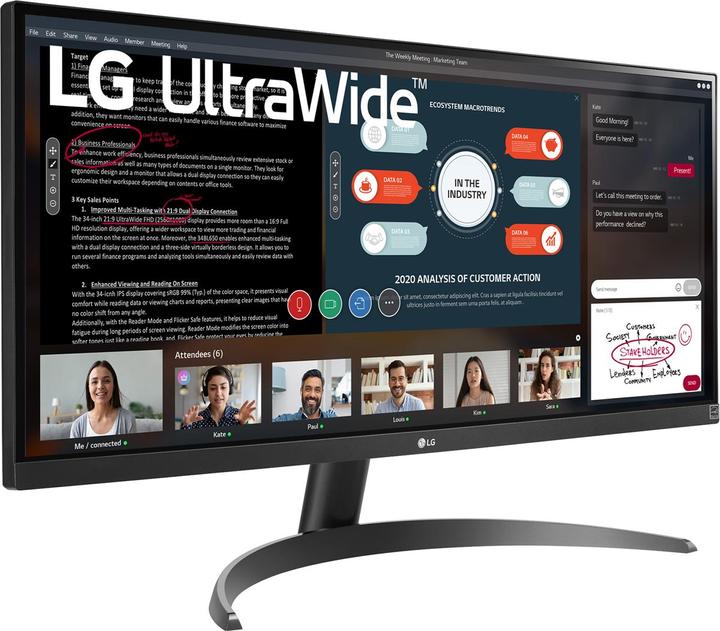 Actual product image LG 29WP500-B (2560 x 1080 pixels, 29")