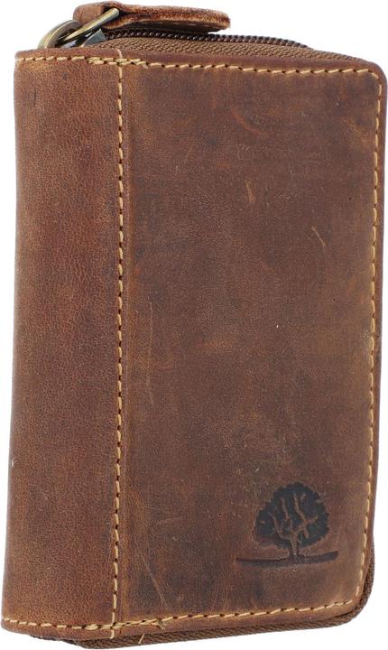 Actual product image Greenburry Vintage credit card holder RFID leather 7.5 cm