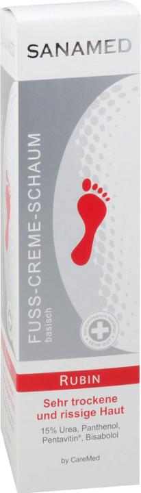 Actual product image Sanamed Foot Cream Foam Ruby (Foot cream & foot gel, 150 ml)