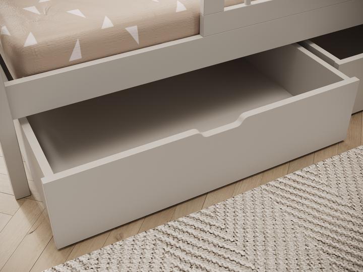 Actual product image ADRK Furniture Galicja house bed with mattress (200cm x 90cm)
