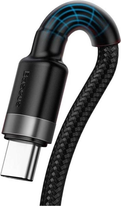 Actual product image Baseus Cafule HW Quick Charging Data cable USB Double-sided Blind Interpolation For Type-C 40W 1m Gray b... (1 m, USB 3.2 Gen 2, 40 W)