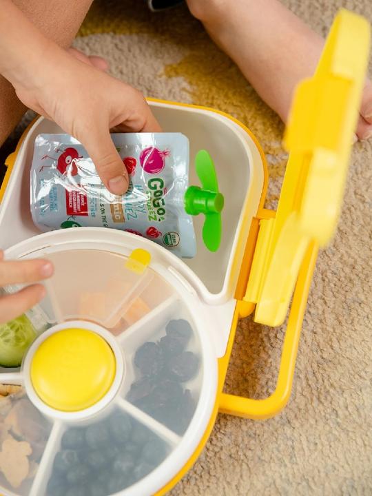 Immagine prodotto GöBe Portapranzo girevole per bambini, Honey Yellow