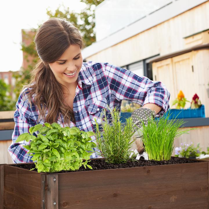 Actual product image Relaxdays Raised bed