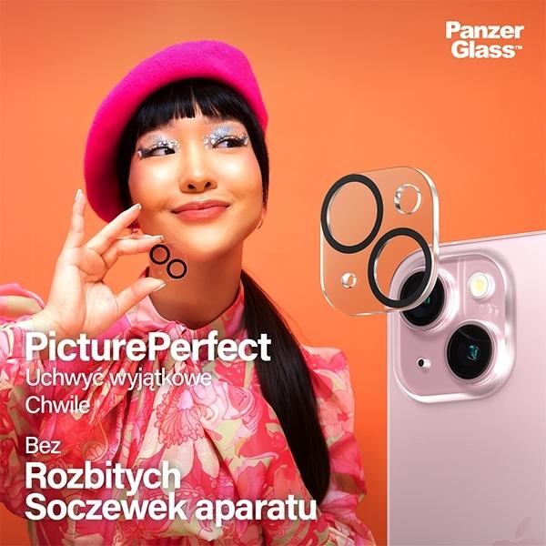Actual product image PanzerGlass PicturePerfect Camera Lens Protector (1 Piece, Apple iPhone 15, Apple iPhone 15 Plus)