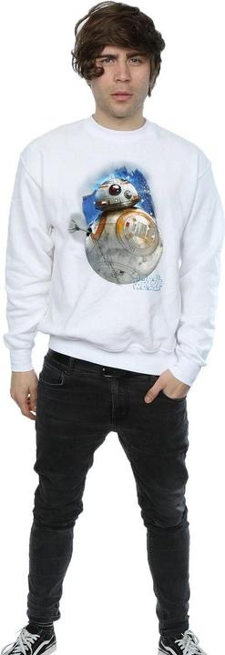 Actual product image Star Wars Mens The Last Jedi BB-8 Brushed Sweatshirt (M)