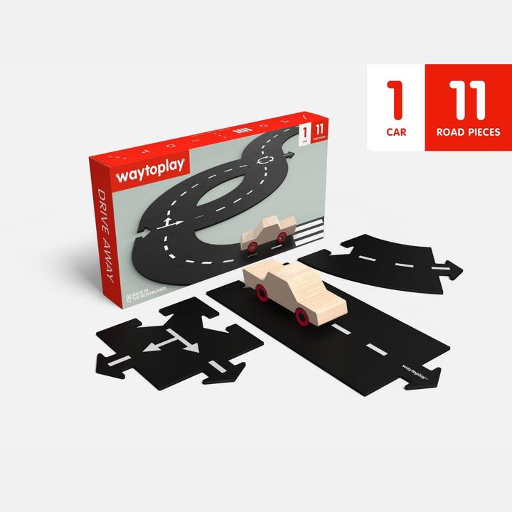 Produktbild Waytoplay Autobahn Starter Kit aus Gummi 16-teilig