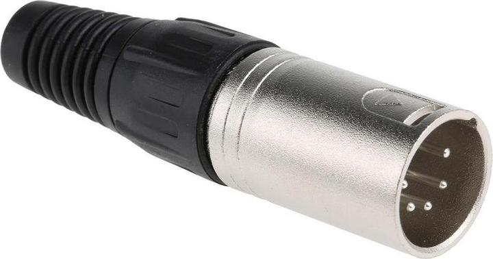 Rs Pro Straight plug 5-pin cable assembly silver-plated natural XLR connector, 250 V ac