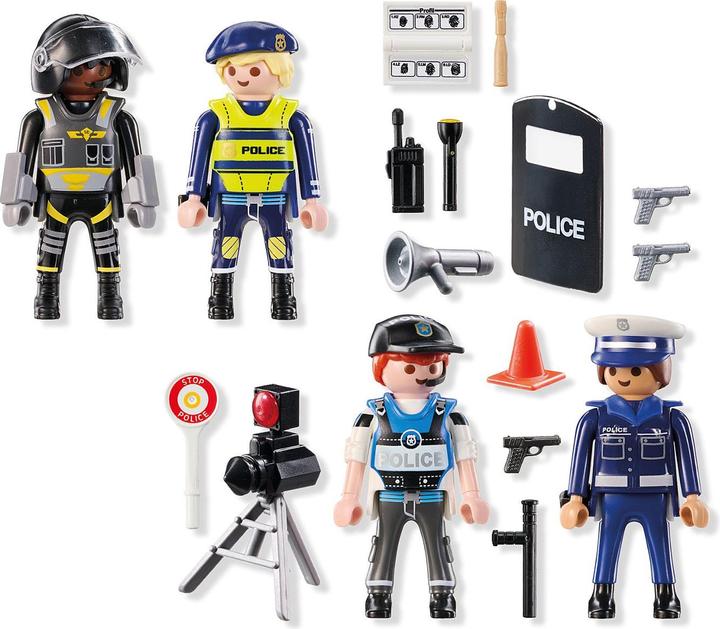 Produktbild Playmobil Figurenset Polizei (71730, Playmobil Action Heroes)