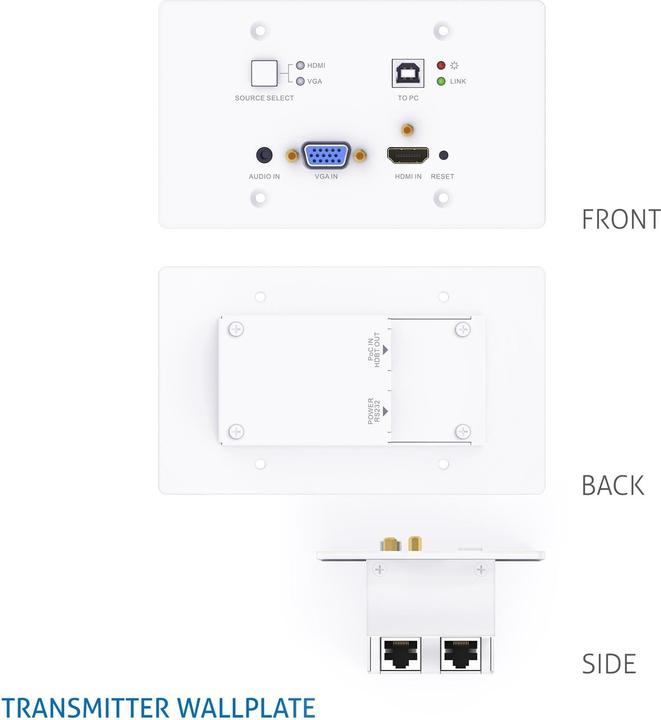 Produktbild Puretools AV-Verteilungssystem PT-PK100 HDMI, VGA, HDBaseT