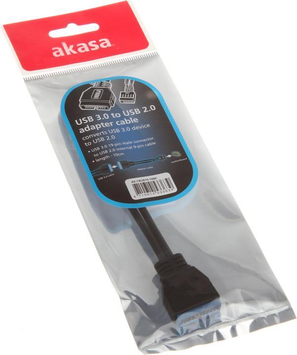 Immagine prodotto Akasa Intestazione interna USB 2.0 a USB 3.0 (0.10 m, USB 2.0)