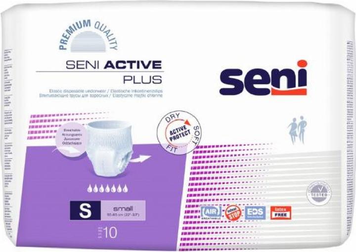Produktbild Seni Active Plus Pants Einweghosen S atmungsaktiv Hüftumfang 55-85cm 7 Tropfen (10 x, Mini)