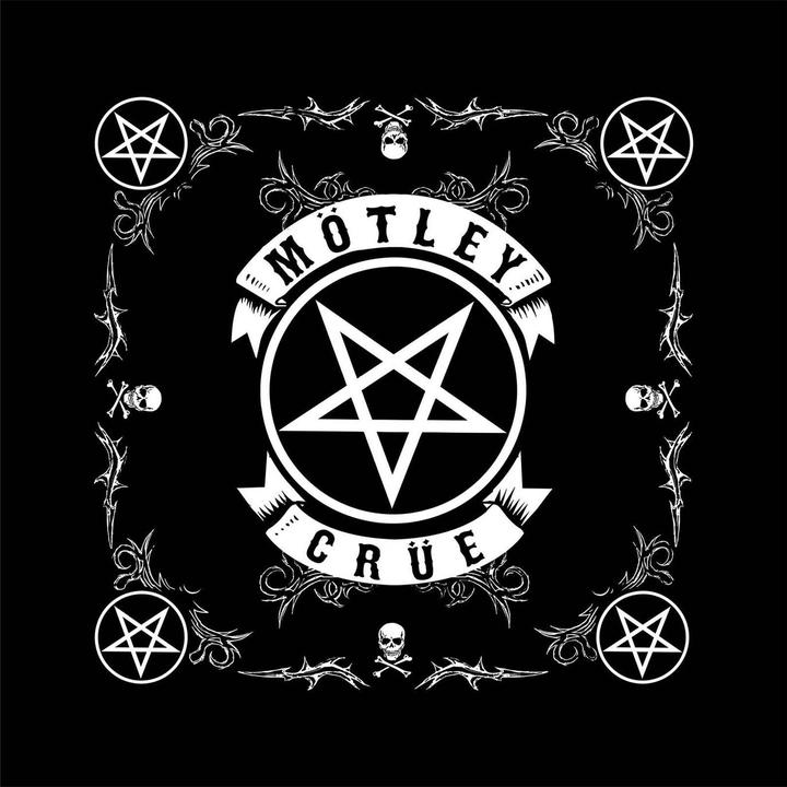 Actual product image Motley Crue Unisex Adult Pentagram Bandana