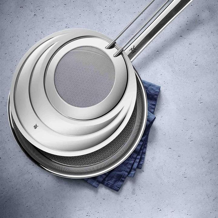 Productafbeelding WMF Spatscherm keuken voor pannen van 20-28 cm intrekbare steel Profi Plus roestvrij staal (Metaal)