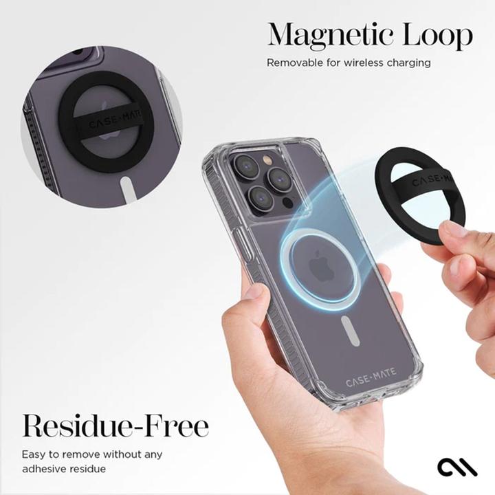 Actual product image Case-Mate Magnetschlaufengriff – MagSafe Fingergriff (Schwarz)